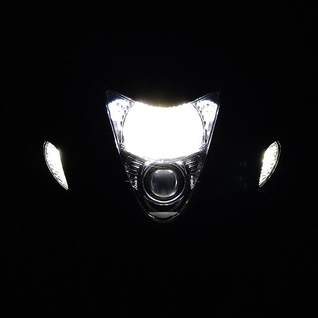 ODAX OXS-GSX13FD02-WY LEDウインカーポジション デイライトキット ver.2 ホワイト/純正レンズ使用 GSX1300R ハヤブサ ウィンカー 電装 パーツ オダックス|バイクマン 店