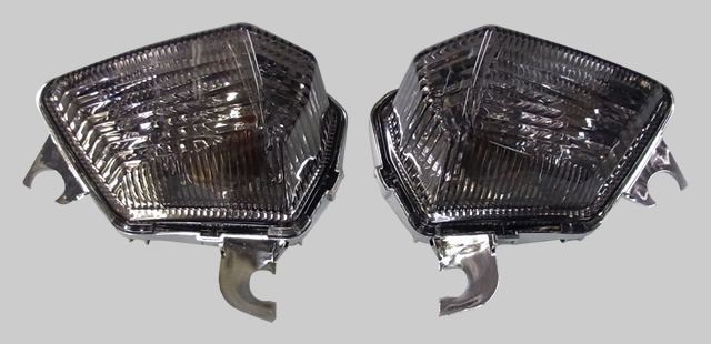 ODAX JSW-14091-S-L ウインカーレンズセット LEDバルブ付属 スモーク 2個入 ニンジャ1000 ウィンカー 電装 パーツ オダックス