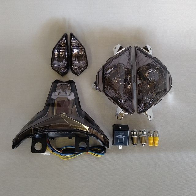 ODAX OXS-ZX25R-SF LEDスモークレンズ コンプリートキット ZX-25R ウインカー テールライト 電装 パーツ オダックス|バイクマン 店