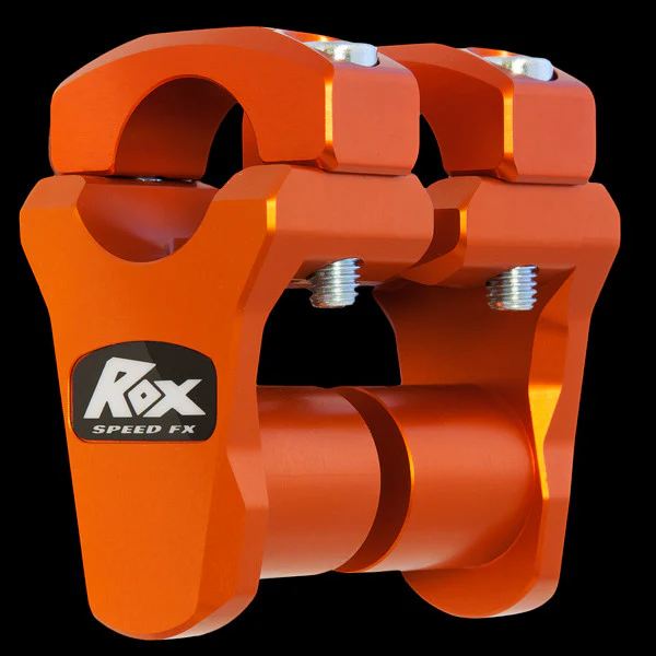 ROX RX-3R-P2PPLO ピボッティングハンドルライザー オレンジ 31.75φ用 44.5mmアップ KTM Norden901 Versys1000 F800GS ポジション変更 パーツ ODAX|バイクマン 店