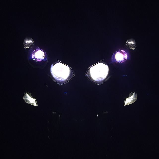 ODAX OXS-ZX14FD02-WY LEDウインカーポジション デイライトキット ver.2 ホワイト/純正レンズ使用 ZZR1400 ウィンカー 電装 パーツ オダックス|バイクマン 店