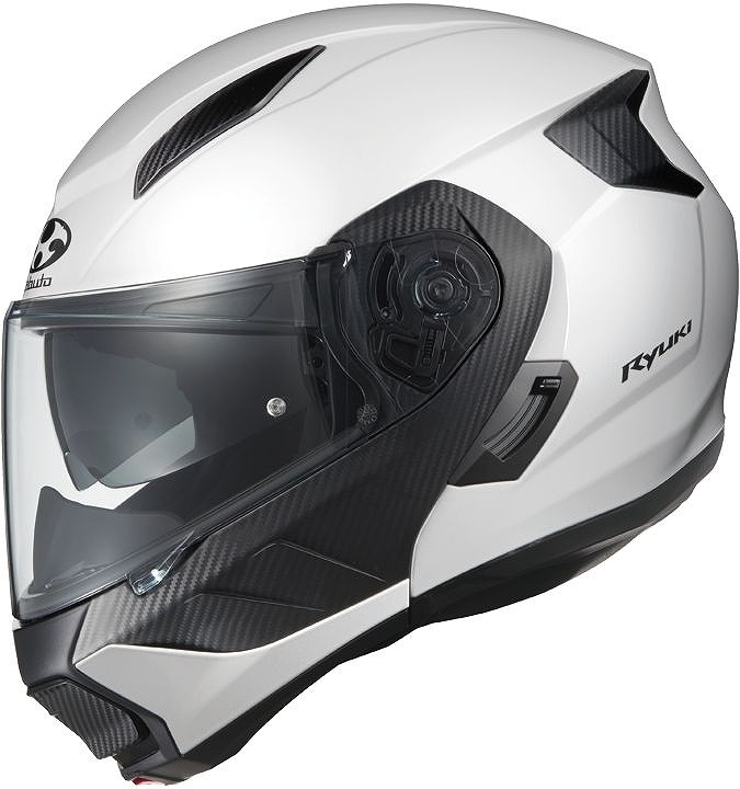 OGK RYUKI リュウキ ホワイトメタリック Mサイズ システム ヘルメット 軽量 SG(自動二輪車用) KABUTO カブト 25,282円