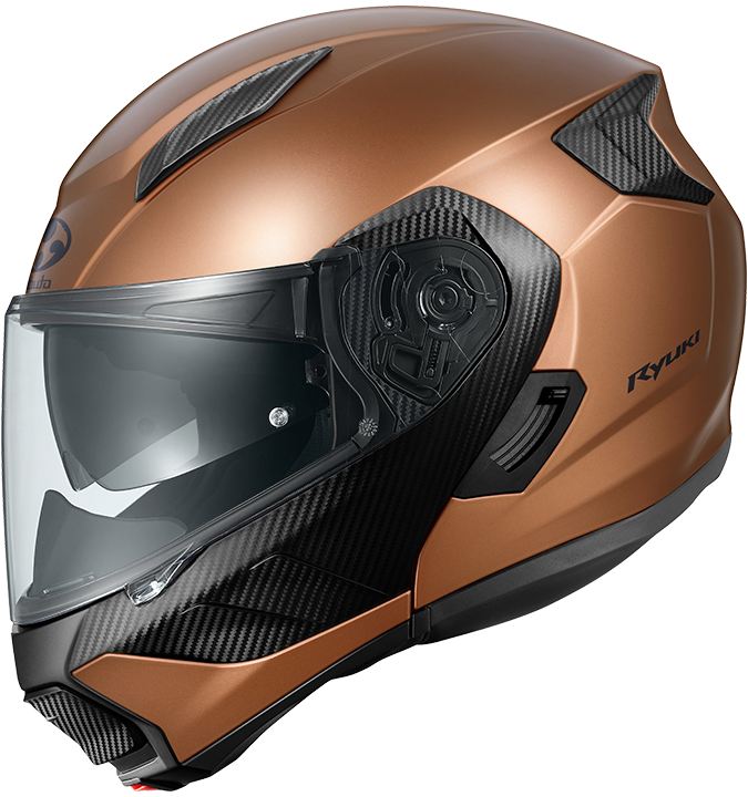 OGK RYUKI(リュウキ) システム ヘルメット フラットブロンズ SG(自動二輪車用) バイク 軽量 UVカット カブト Kabuto｜バイクマン　店