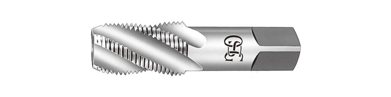 オーエスジー 13752 管用テーパスパイラルタップ SFT-TPT H 2 PT3/8-19 1本 切削工具 ねじ切り工具 ハイスタップ