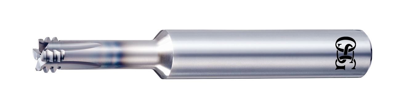 オーエスジー 8331204 高硬度鋼用底刃付きスレッドミル 2Dタイプ AT-2 MG 6.2X16 P1.25-INT 1本 切削工具 底刃付き ねじ切り工具 超硬タップ