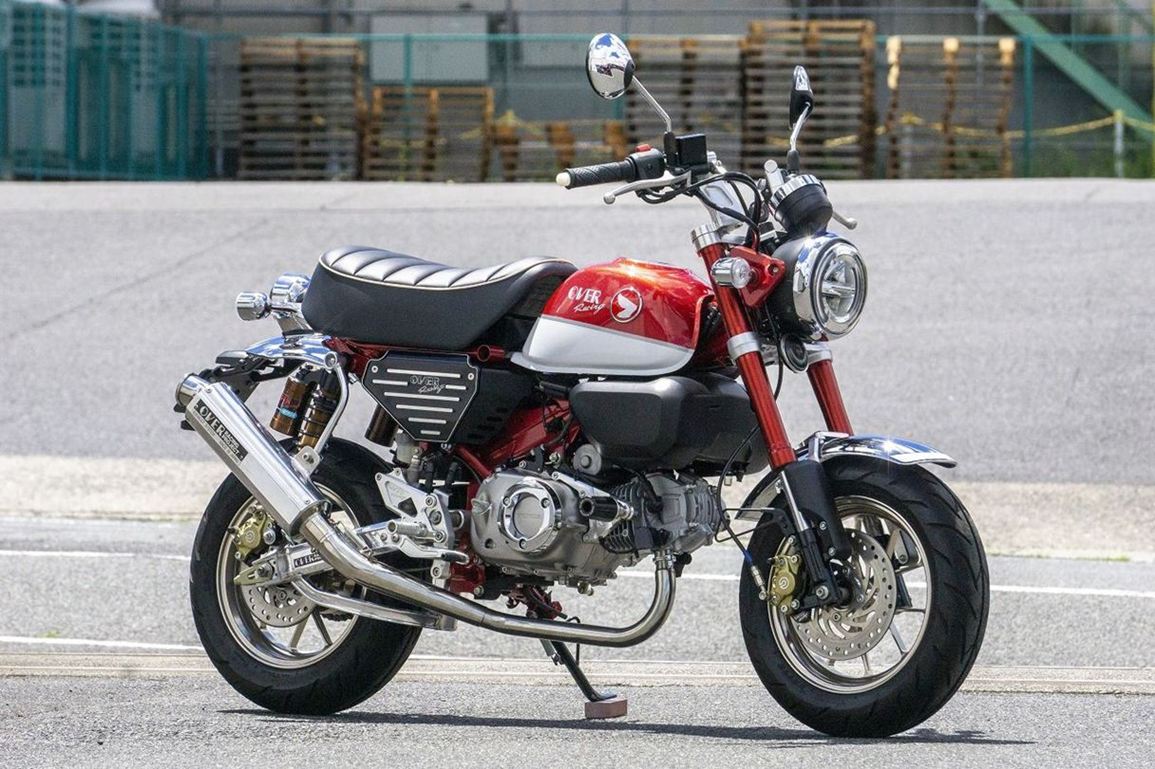 オーヴァーレーシング 16-012-04 SESMIC-mini MONKEY125 1個 オーバー バイクパーツ マフラー アルミサイレンサー モンキー カスタム