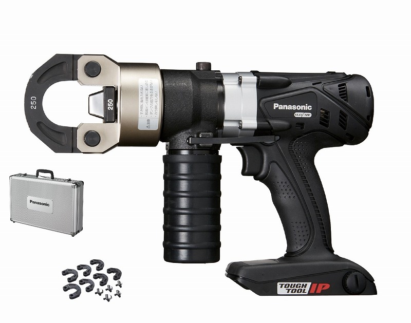 パナソニック EZ46A4K-B 充電圧着器 圧着ダイスセット付 293×234×69mm 黒 ブラック