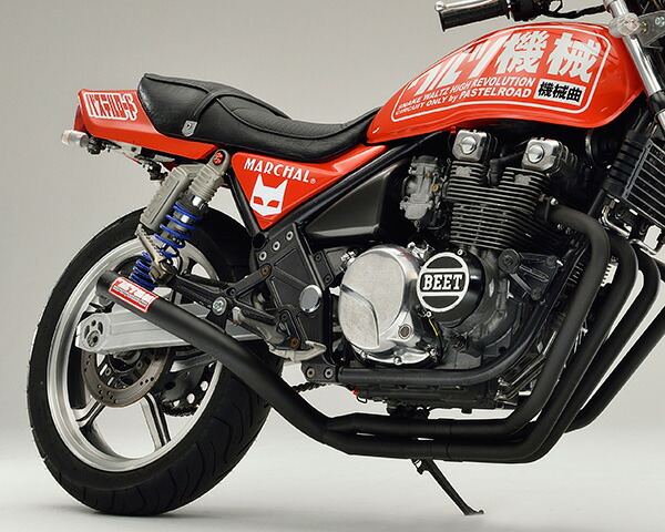 パステルロード 15040 ワルツ機械 曲げマフラー インナータイプ ブラック ゼファー400 ゼファー400X パーツ 復刻部品