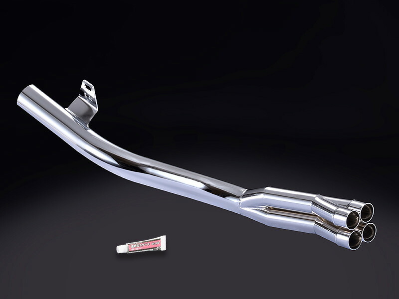 パステルロード 15072 ワルツ機械 テールパイプ メッキ XJR400 マフラー パーツ 復刻部品