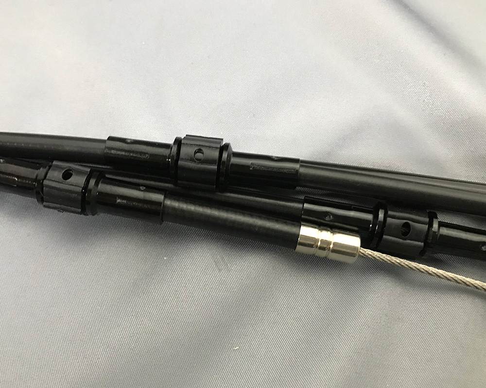 パステルロード 16001 ウェットワイヤーセット ブラック STD長 3本セット CBX400F パーツ 復刻部品