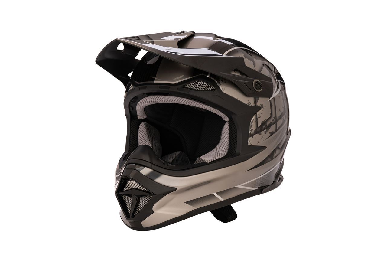 ジーロット マッドジャンパー2 オフロード用ヘルメット カーボンハイブリッドスタンダード メタリック グラフィックグレー ZEALOT|バイクマン 店