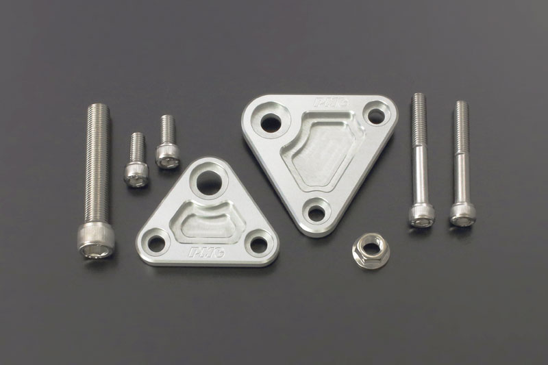 PMC ピーエムシー 74-3012 BILLET エンジンマウントシリーズ フロントマウントセット シルバー Z1/Z2 Z750D1 Z750FX Z1000A1/2 Z1000MK2 Z1R-1/2