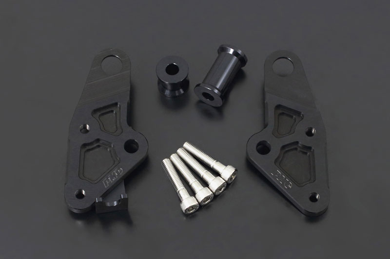 PMC ピーエムシー 74-3024 BILLET エンジンマウントシリーズ リアマウントセット ブラック Z1/Z2｜バイクマン　店