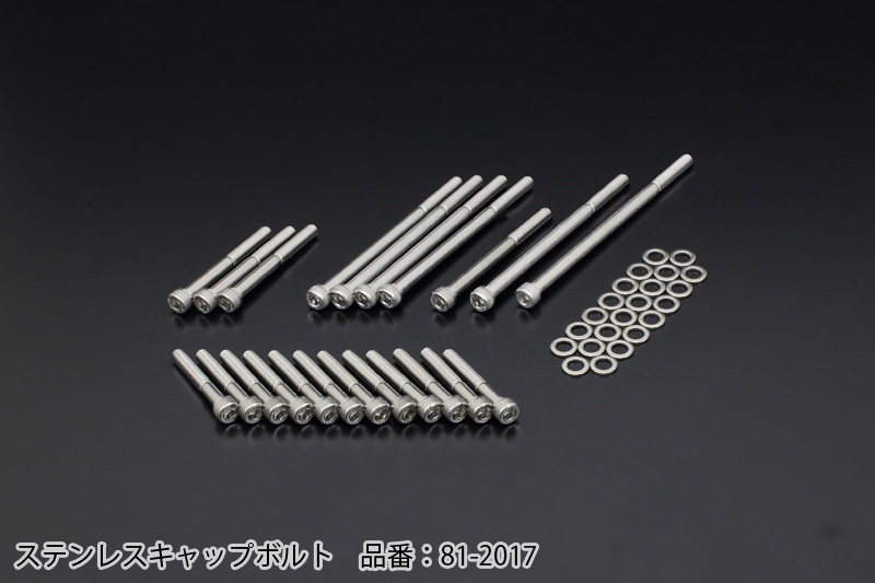 PMC ピーエムシー 81-2017 Z/KZエンジンカバーボルトセット クランクケースボルト ステンレス Z750-1000