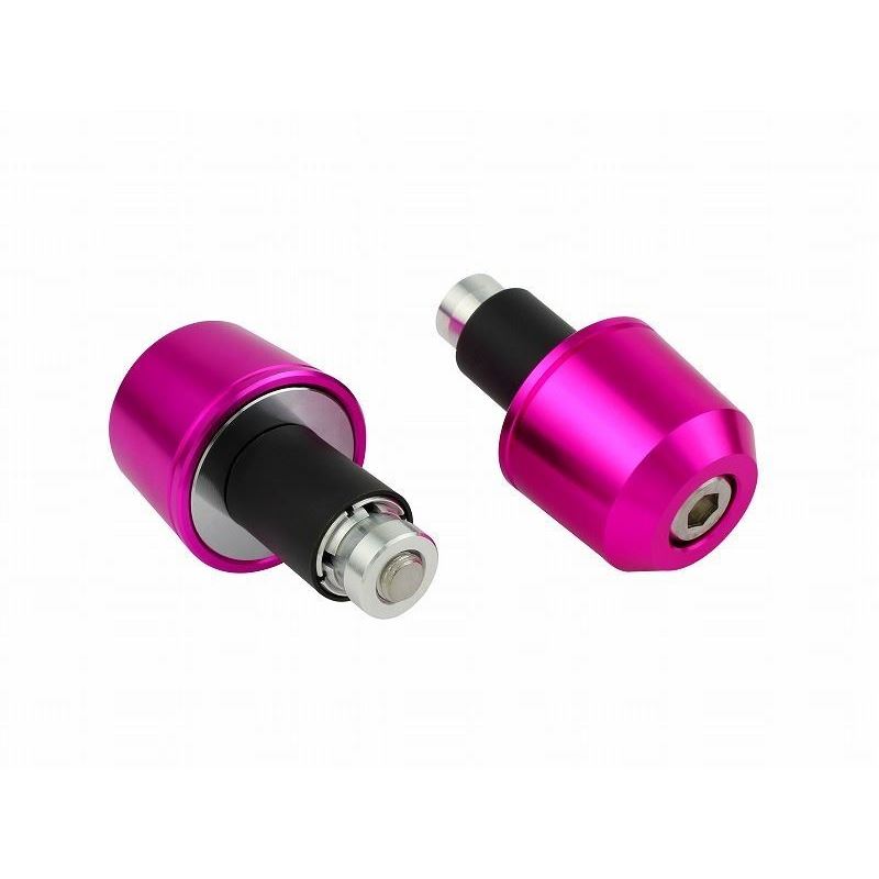 ポッシュフェイス 032279-32-10 ミドルウェイトバーエンド ユニバーサル ピンク 14mm~19mm 左右セット バイク ハンドル パーツ