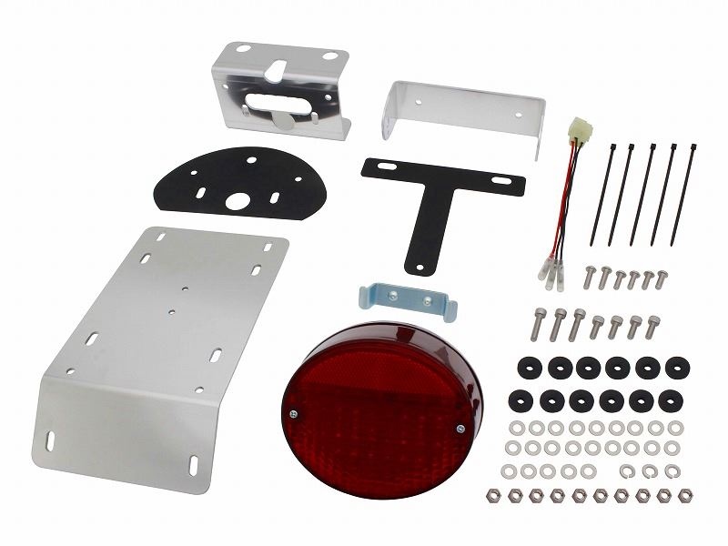 ポッシュフェイス 030090-LR-10 Z2タイプテールランプフェンダーレスキット レッド LED ゼファー750/RS バイク｜バイクマン　店