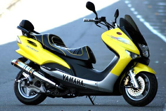 マジェスティ125 5CA マフラー イグジスト Ti チタン 317-010-01 リアライズ マジェスティ マフラー