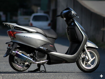 リード110/EX JF19 マフラー 22Racing Ti チタン 318-009-01 リアライズ リード110 マフラー