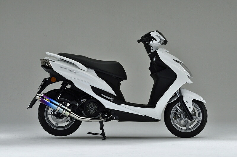 シグナスX SR マフラー 22Racing チタン 340-009-01 リアライズ シグナスX SR (EBJ-SEA5J/E3T5E) マフラー