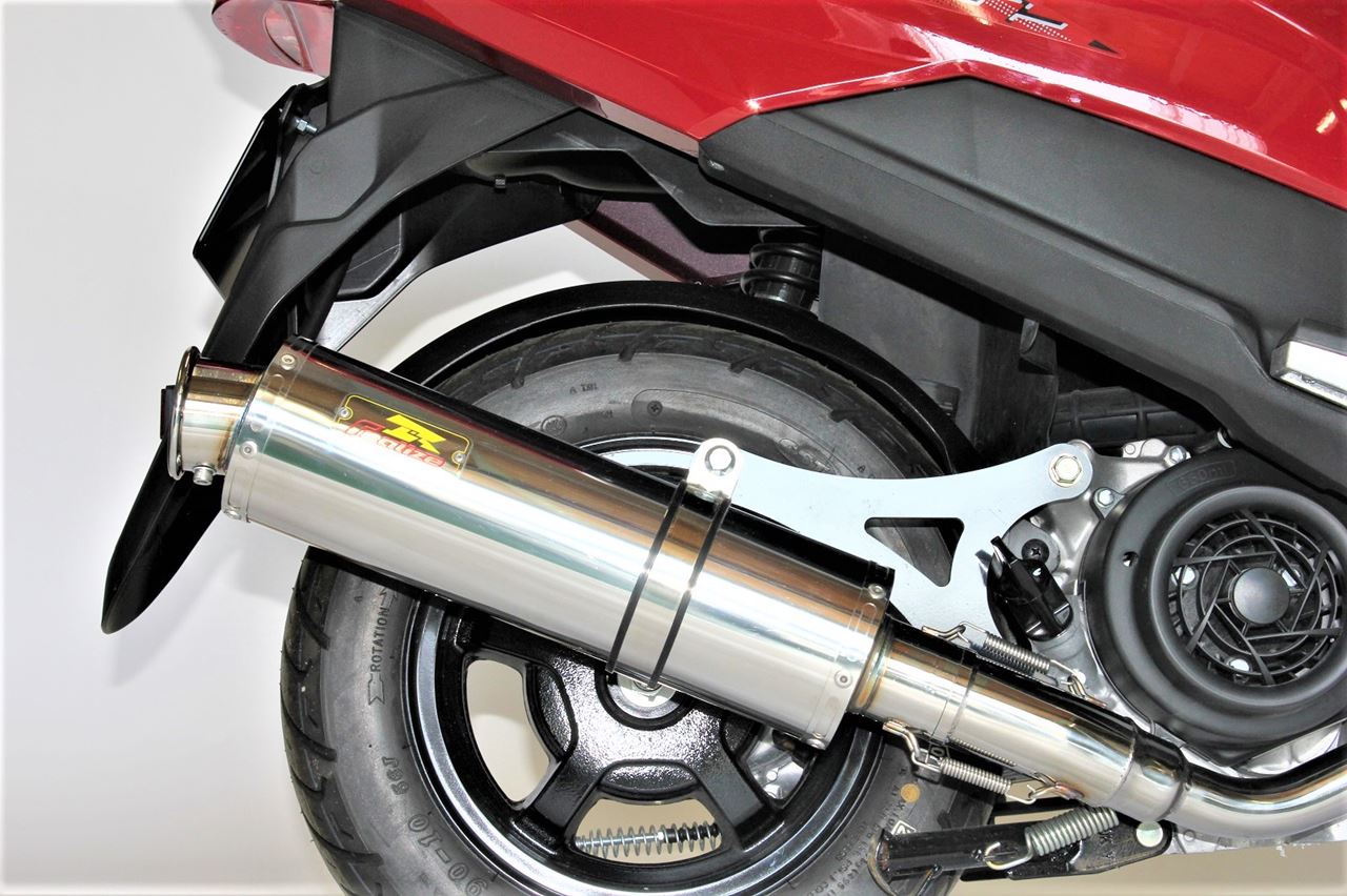 リアライズ 354-009-00 22Racing ステンレス マフラー アドレス125 DT11A バイク
