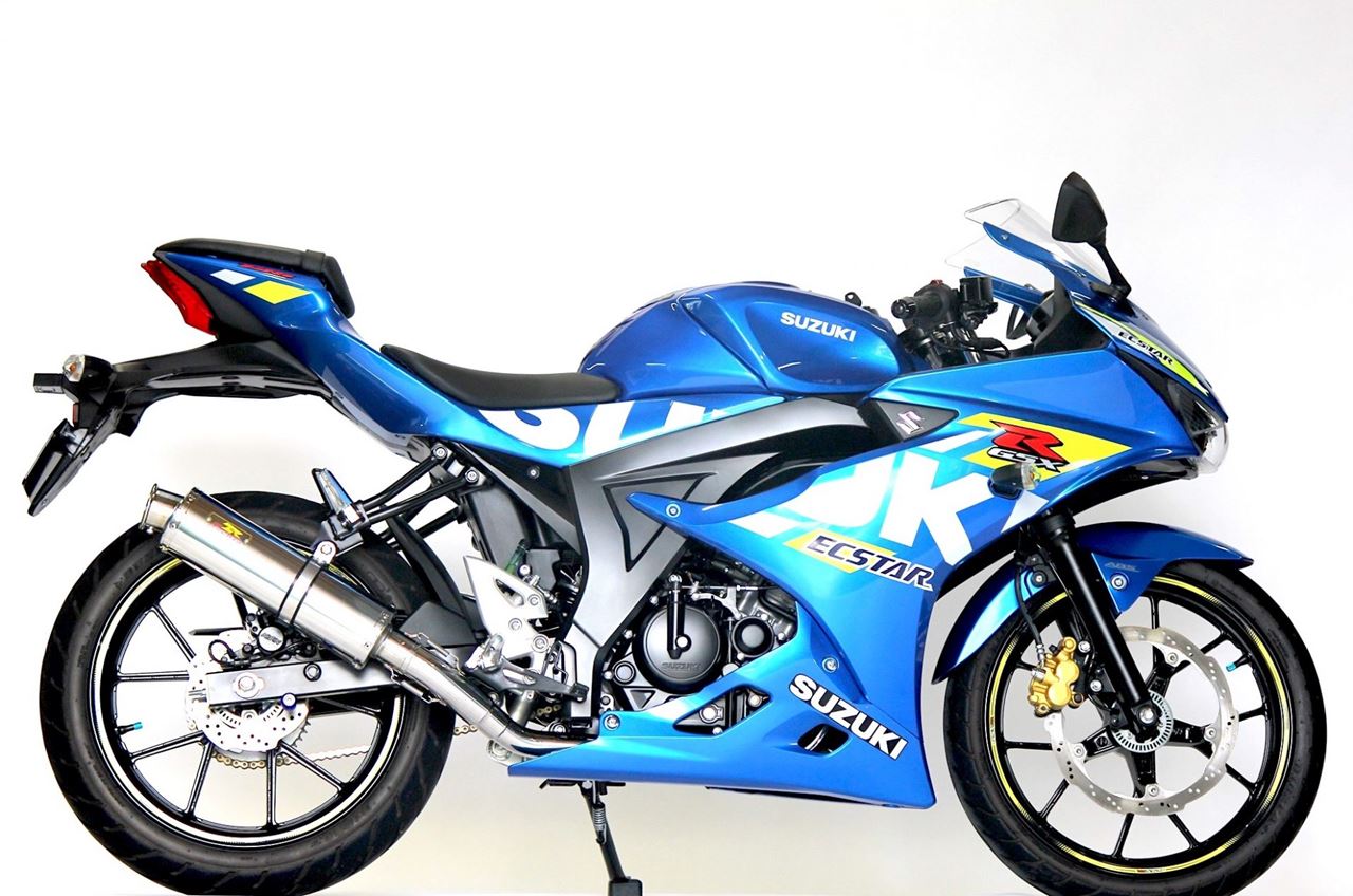 リアライズ 363-009-00 22Racing ステンレス マフラー GSX-R125 8BJ-DL32D / 2BJ-DL33B バイク