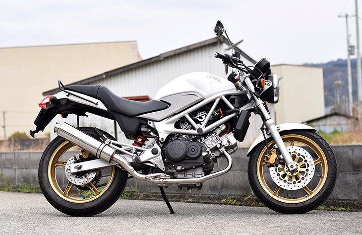 リアライズ 515-FE-003-01 ARIA アリア ステンレス マフラー タイプC(カールエンド) VTR250 JBK-MC33 FI車 バイク 26,281円