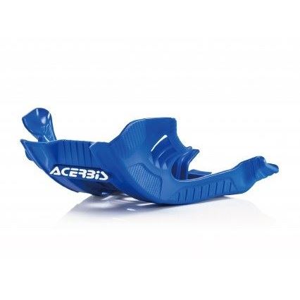 ACERBIS AC-23922BL/WH スキッドプレート ブルー/ホワイト YZ125 FANTIC XE125/XX125 バイク