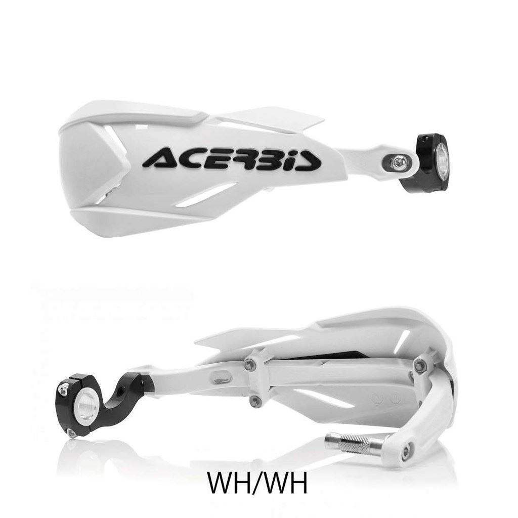 ACERBIS AC-22397WH/WH X-FACTORY ハンドガード ホワイト/ホワイト 外径22mm/28mm バイク ハンドル 周辺 パーツ
