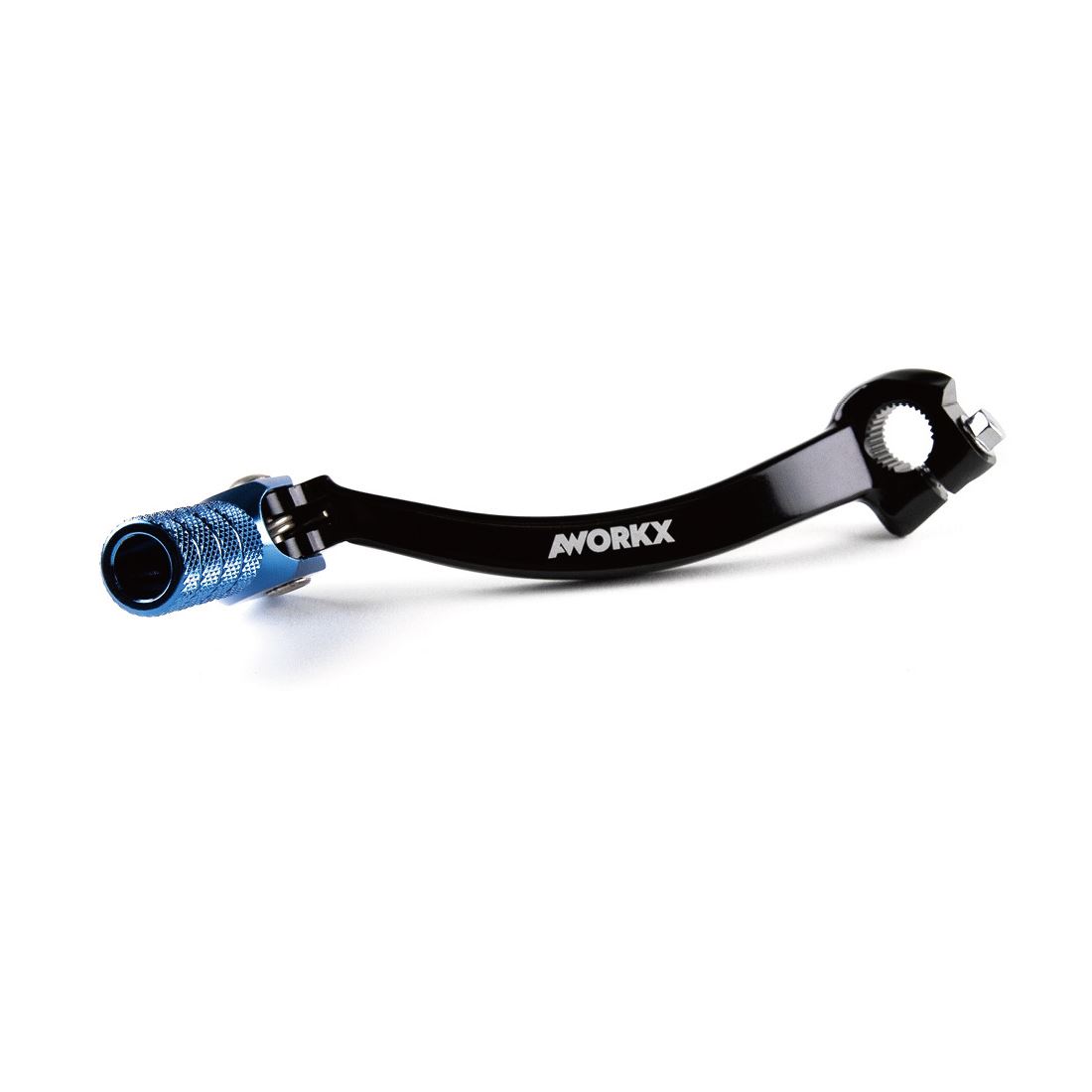AWORKX AW-20063 リア 鍛造フットシフトレバー ブラック/ブルー YZ250F YZ450F シフトペダル アルミ ラフ&ロード