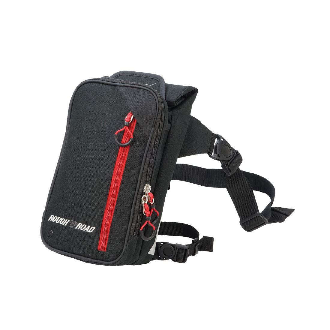 ラフ&ロード RR9313BK/RD AQA DRY ホルスターバッグ ブラック/レッド W15×D11×H27cm 4.2L 鞄 カバン 防水 ツーリング