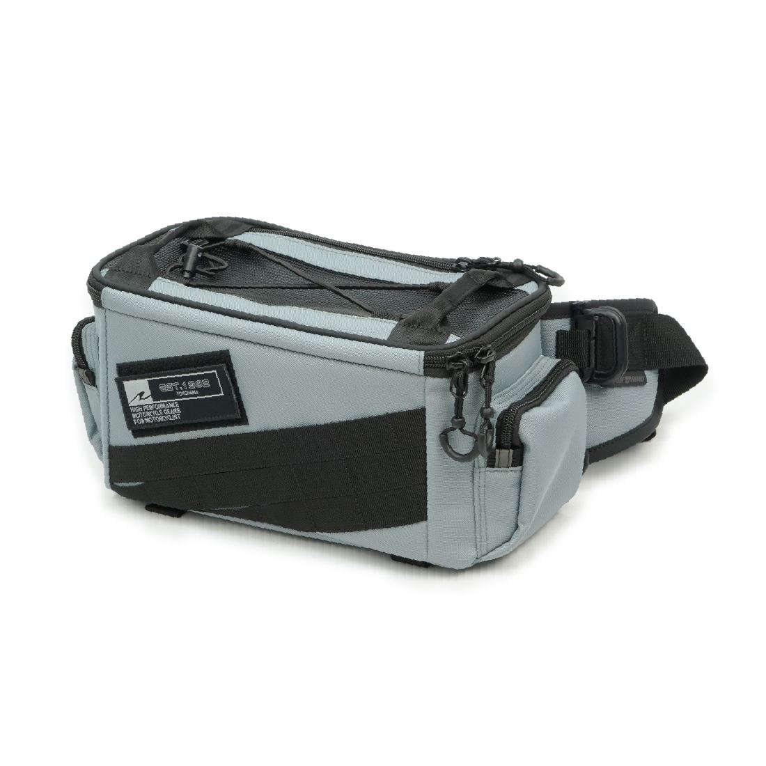 ラフ&ロード RR9615GY コンバットウエストバッグ グレー W28×D14×H15cm 5.5L 鞄 カバン 大容量 ツーリング