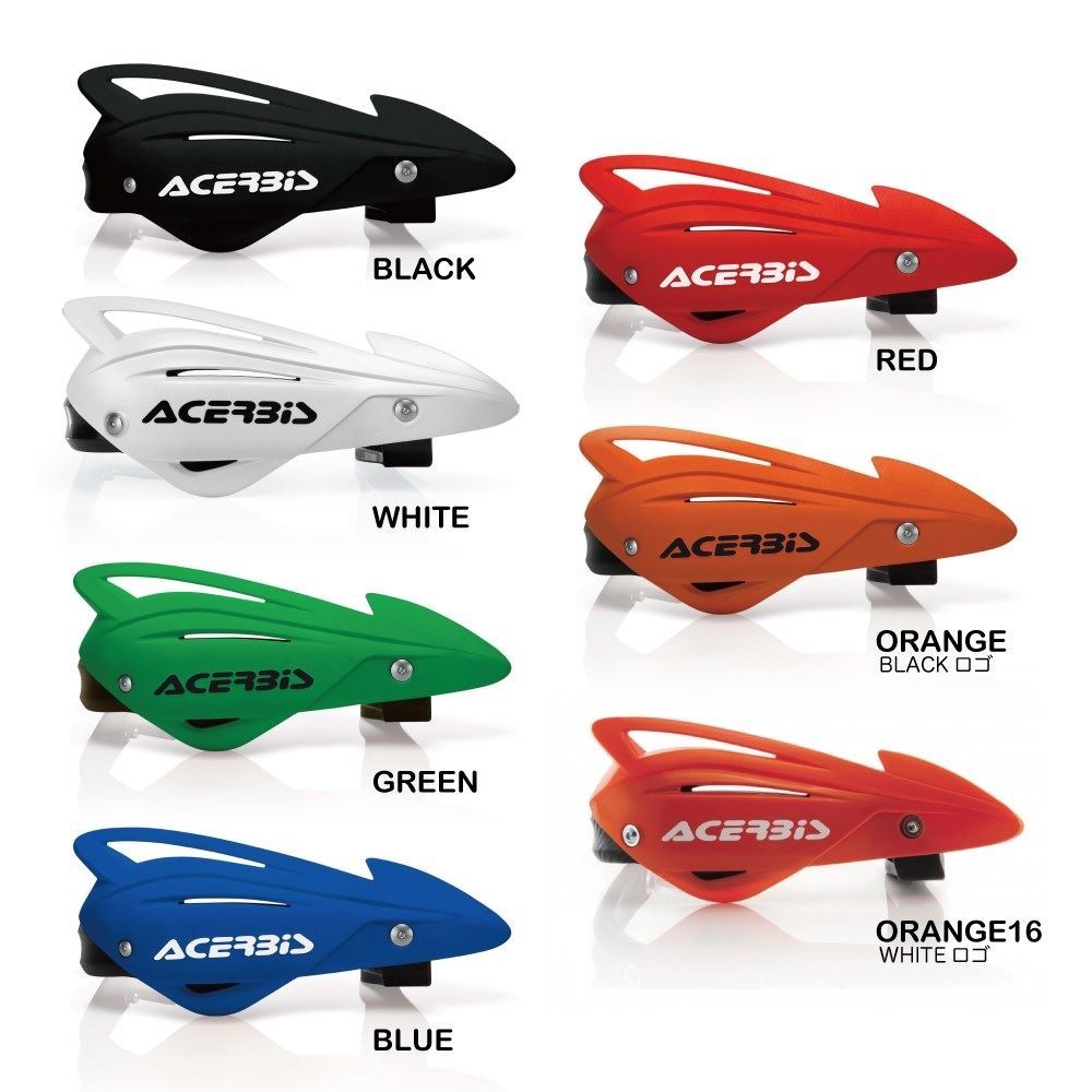 ACERBIS AC-16508SH-OR TRI FITハンドガード スチールハンドル対応セット オレンジ 内径φ13.5～19mm バイク ハンドル 周辺 パーツ｜バイクマン　店