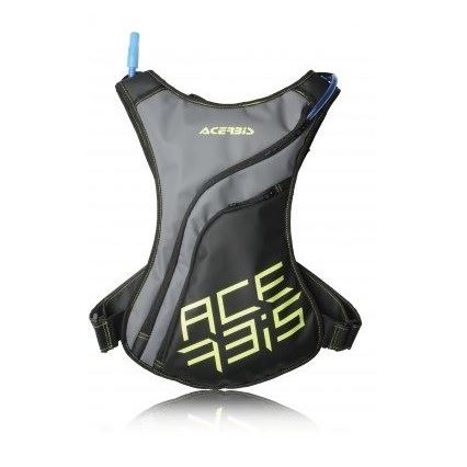 ACERBIS AC-24547BK/YL WATER SATUH ドリンク バッグ ブラック/イエロー 容量9L バイク 水分 補給