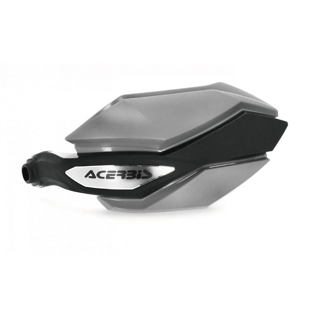 ACERBIS AC-24836GY/BK ARGONハンドガード グレー/ブラック 内径13.6～16mm バーエンド貫通タイプ BMW ムルティストラーダ Vストローム等 左右セット バイク｜バイクマン　店