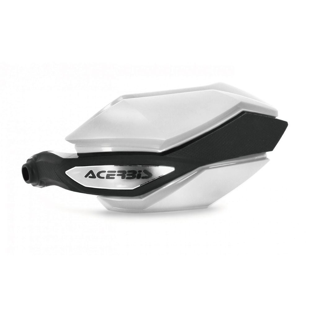 ACERBIS AC-24836WH/BK ARGONハンドガード ホワイト/ブラック 内径13.6~16mm バーエンド貫通タイプ BMW ムルティストラーダ Vストローム等 左右セット|バイクマン 店