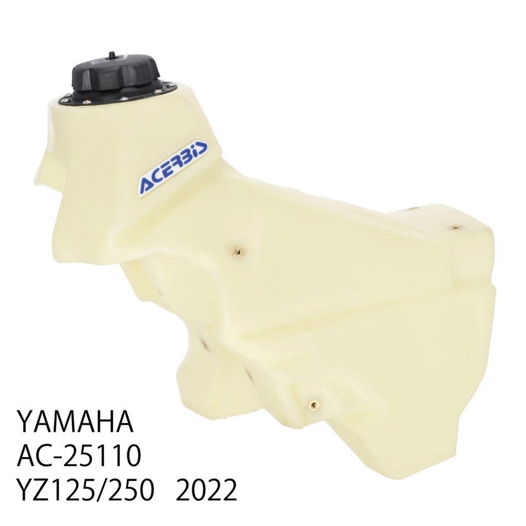 ACERBIS AC-25110NT ビッグフューエルタンク ナチュラル 容量12L YZ125/250 バイク ガソリン 燃料