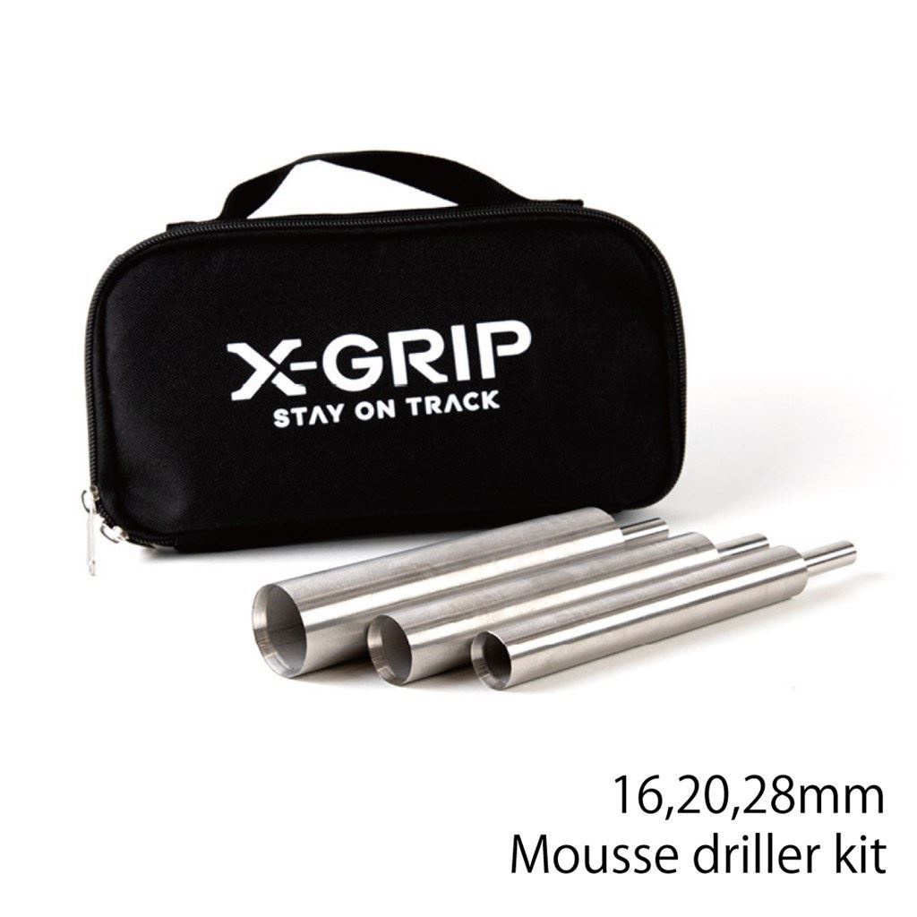 X-GRIP XG-2497 ムースドリラーキット 16/20/28mm バイク タイヤ 調整