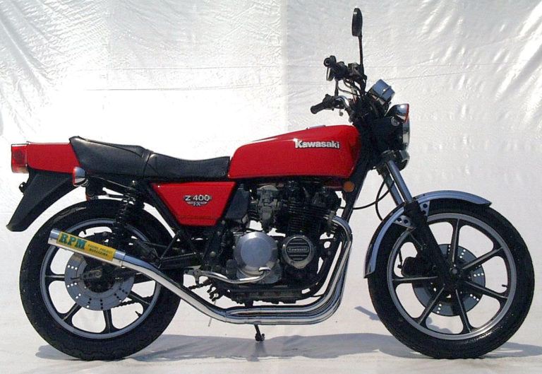 RPM 1002S-01 フルエキゾースト マフラー RPM-4in2in1 ステンレス φ67×300 Z400FX 公道走行可 JMCA認定品 4-2-1 バイク 二輪車 アールピーエム