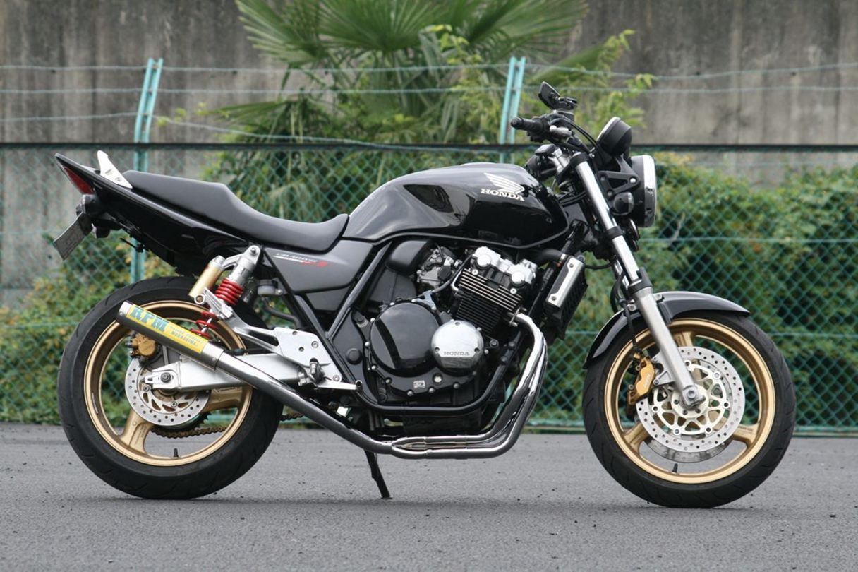 RPM 2621S-01 フルエキゾースト マフラー RPM-67Racing ステンレス φ67×300 CB400SF VTEC SPEC1/2/3 公道走行可 ロクナナ レーシング アールピーエム