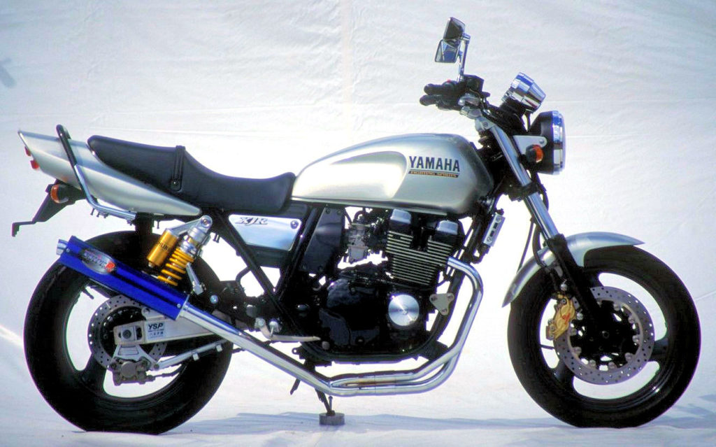 RPM 3522-01 マフラー SNIPER スナイパー フルエキゾースト アルミブルーアルマイト φ93&times;390 XJR400R バイク オートバイ 二輪車 サイレンサー 公道走行可｜バイクマン　店