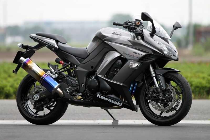 アールズギア rs gear WK26-01XD ワイバン シングルタイプマフラー チタンクロスオーバルドラッグブルーサイレンサー ニンジャ 1000/Z1000 マフラー|バイクマン 店