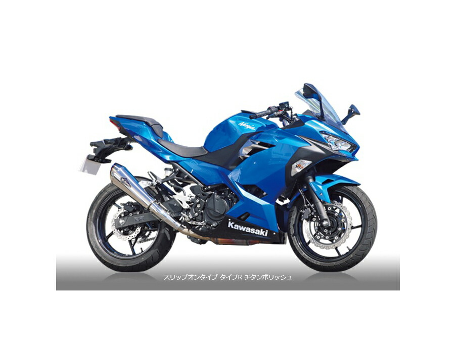 アールズギア rs gear RK33-03RT リアルスペック スリップオンタイプマフラー タイプR チタンポリッシュサイレンサー NINJA250 ニンジャ250 マフラー｜バイクマン　店