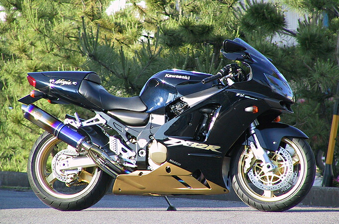アールズギア WK04-11DB ワイバン フルエキゾースト マフラー シングル チタンドラッグブルー ZX-12R サイレンサー バイク 車検対応 JMCA認定品 r's gear｜バイクマン　店