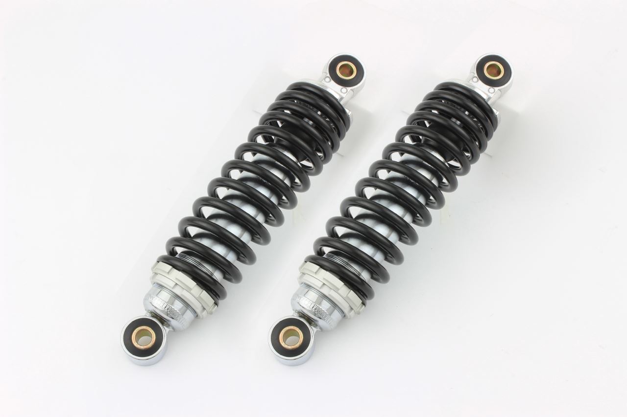 シフトアップ 225235-36-10 ローダウンリアショック メッキボディ/ブラックスプリング 235mm 2個入り バイク サスペンション パーツ