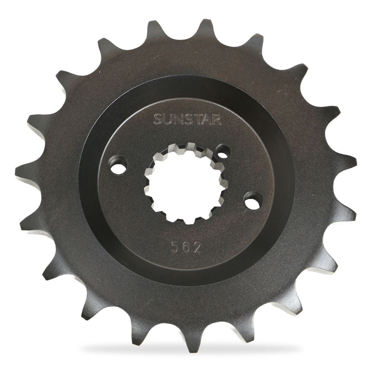 サンスター 562-19 フロントスプロケット ブラック 530 フロント 19T FZ750 6.0mmオフセット 530CON/GSX750Sカタナ 7.0mmオフセット 530CON スプロケ