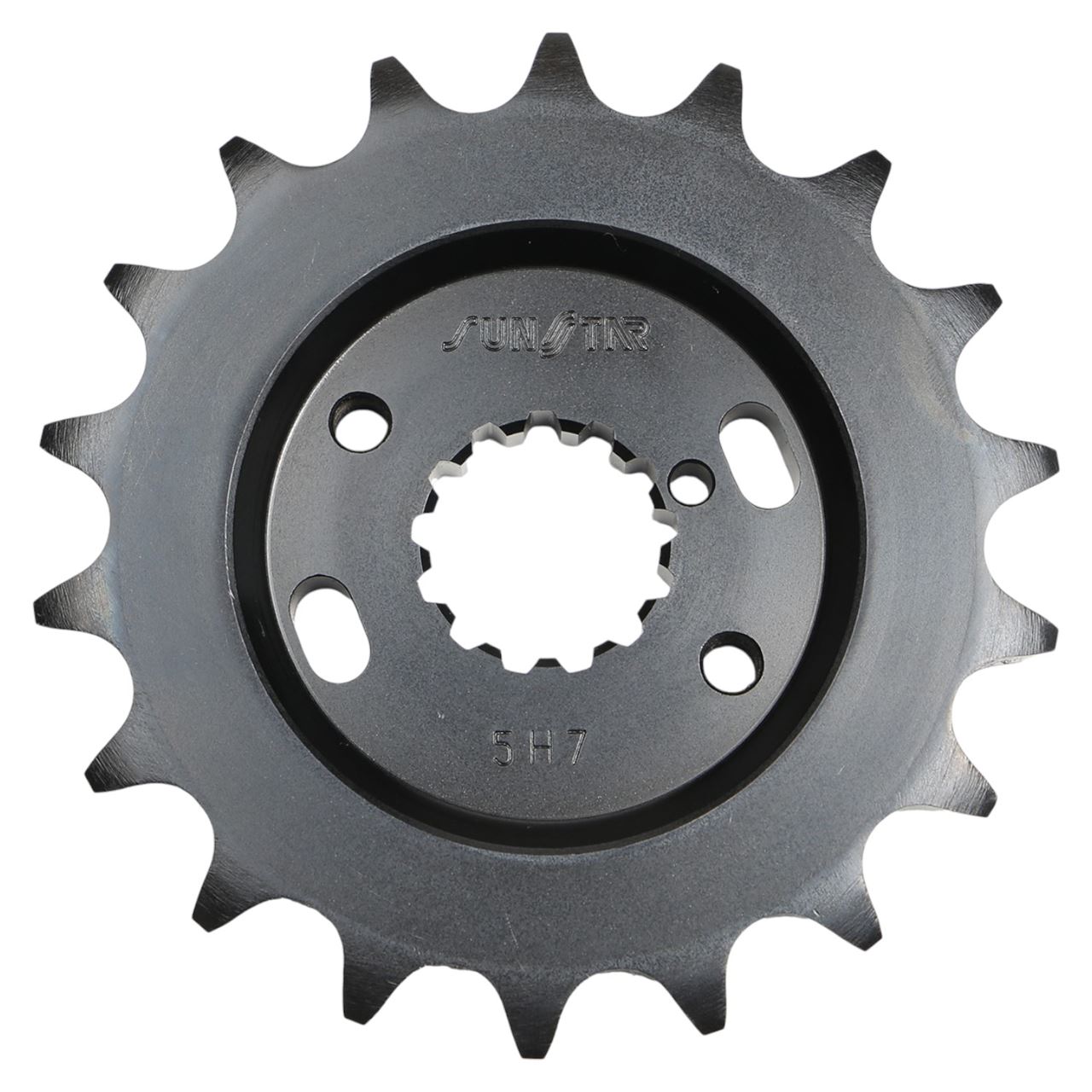 サンスター 5H7-18 オフセットスプロケット 530 フロント 18T FZ750 6.0mmオフセット 530CON/GSX750Sカタナ 7.0mmオフセット 530CON スプロケ