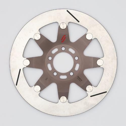 サンスター GVA201WR ネオクラシック フロントディスクローター セミフローティング シルバー ディスク外径320mm バリオス/II GPZ1100 フロント右 SUNSTAR|バイクマン 店