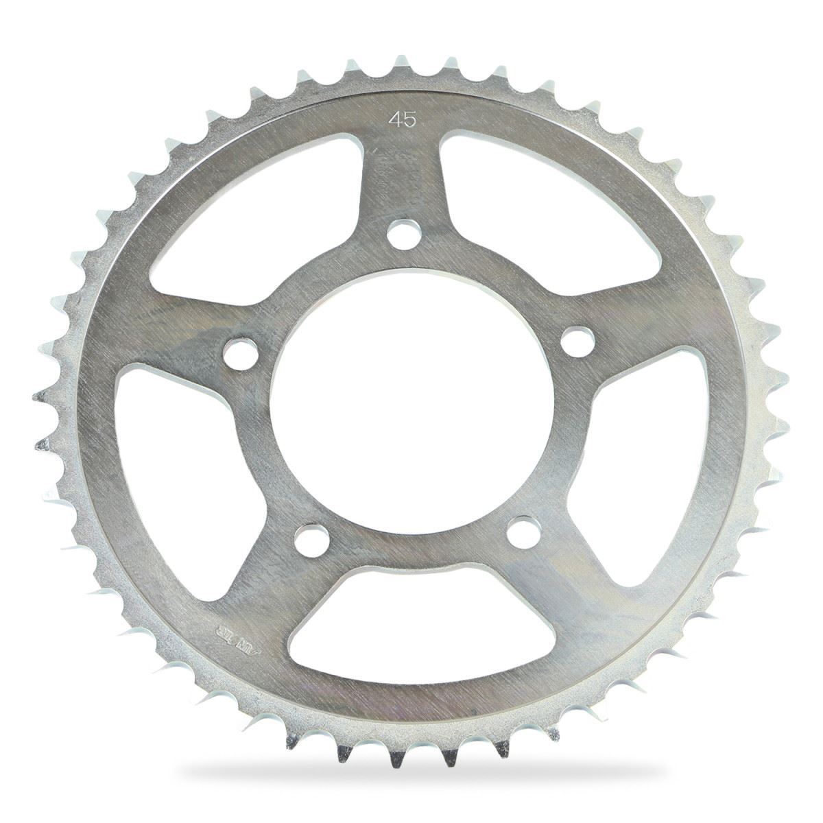 サンスター JS-102-45 リアスプロケット 45T シルバー サイズ520 1個 アクロス バンディット250 バンディット250V バンディット400 リア スプロケ