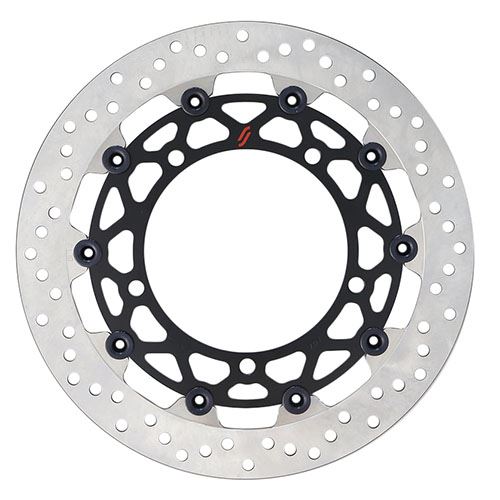 サンスター LMA07W-C-OR プレミアムレーシング フロントディスクローター 大径化カラー&ボルトセット セミフローティング フロント左/右 オレンジ 320mm Z900