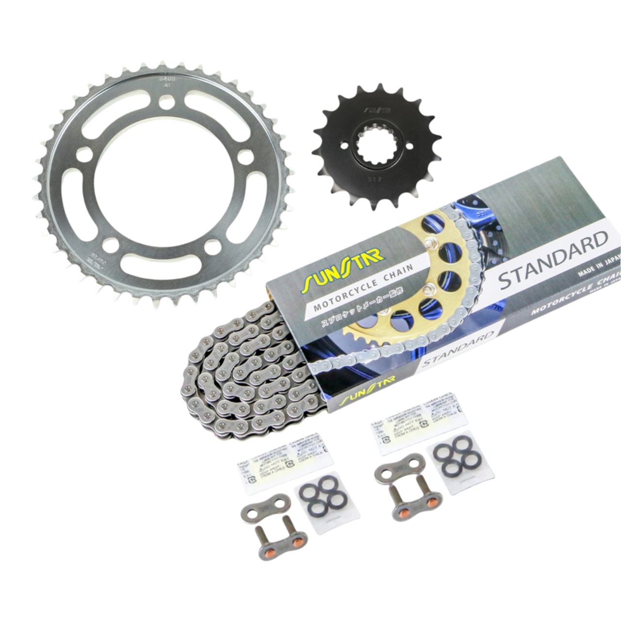 サンスター KS55615 スプロケット&チェーンキット シルバー 530 フロント18T リア41T X4 97-99年/X4 Type LD 00-03年 3点セット SUNSTARチェーン スプロケ 25,112円